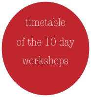 timetable of the 10 day workshops
